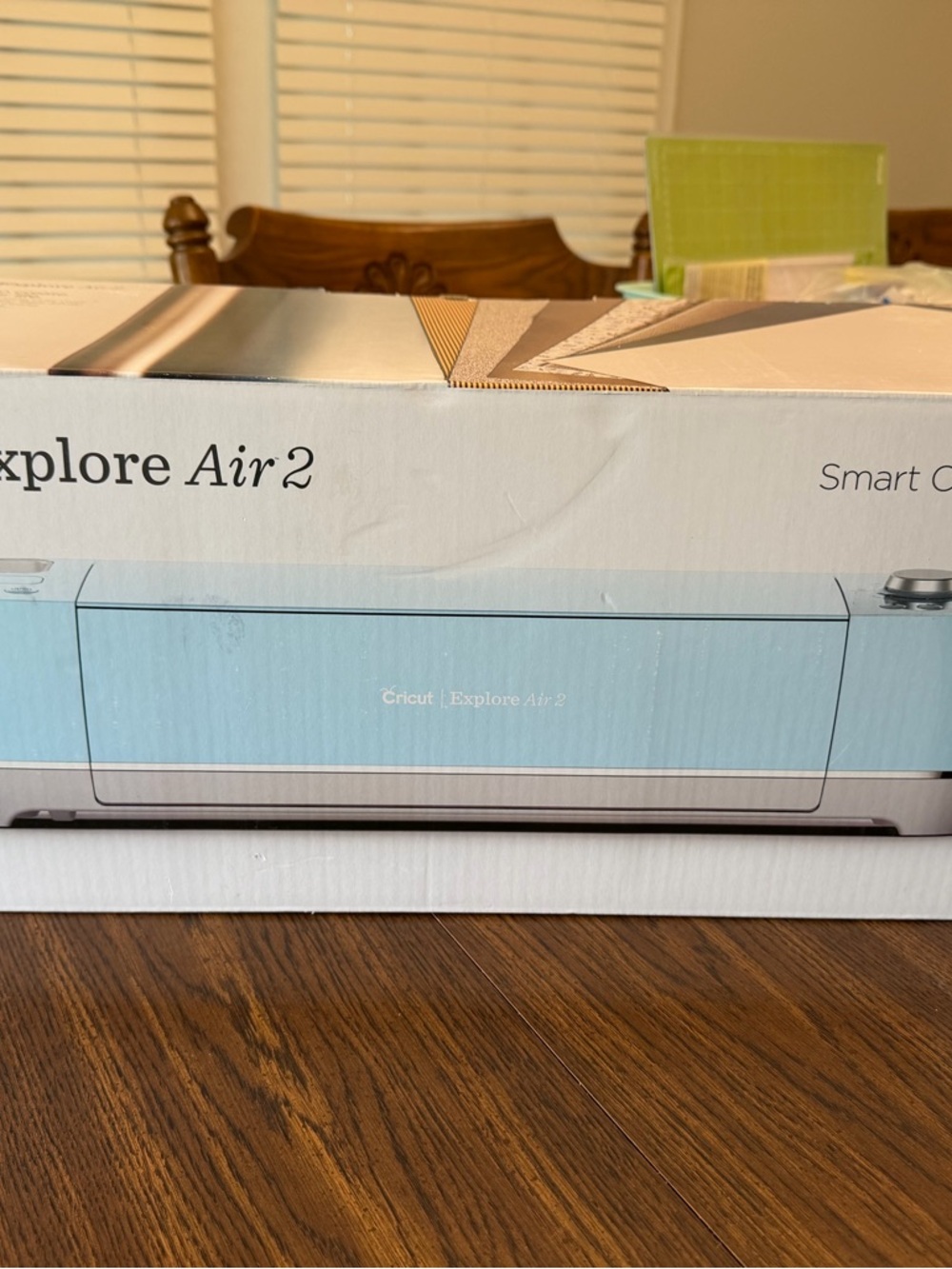 Cricut Explore Air 2 Cutting Machine, Cricut Hat Press, and crafting supplies